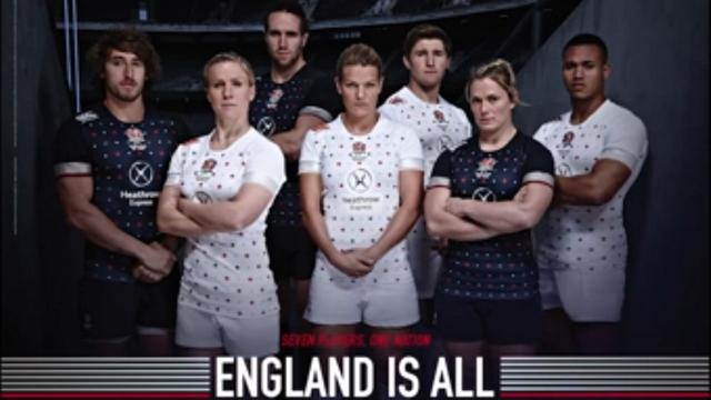  PHOTO. L'équipe d'Angleterre révèle son nouveau maillot pour le Seven