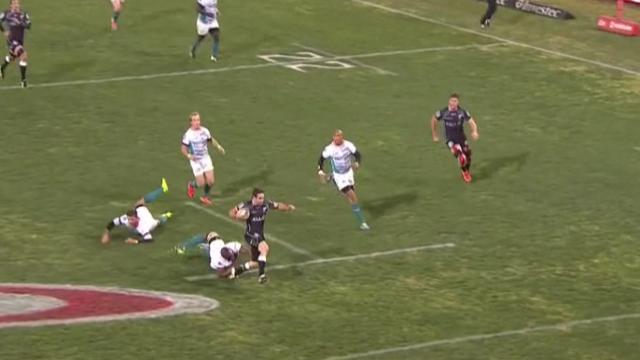 VIDÉO. Cobus Reinach mystifie la défense des Cheetahs pour un essai en solo de 50 mètres