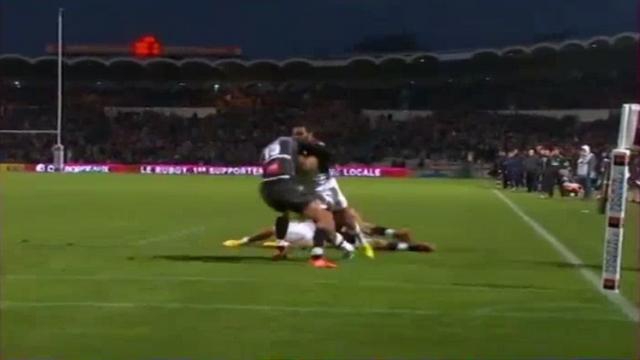 VIDEO. Top 14 - UBB. Talebula fait exploser Gaëtan Germain avec une énorme percussion pour l'essai