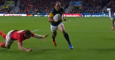 2015 : Fourie du Preez crucifie le Pays de Galles pour envoyer les Boks en 1/2 finale ! [VIDÉO]