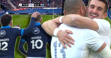 6 Nations. Le Fickou gagnant, le rouge d'Haouas, Russell, le match France/Ecosse a enflammé Twitter