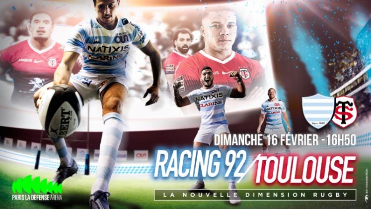 10 bonnes raisons d'aller voir Racing 92 - Stade Toulousain à Paris La Défense Arena