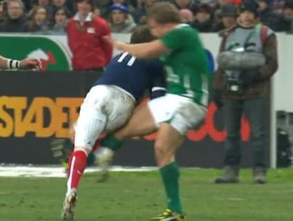 6 Nations 2010 : Flannery détruit la jambe de Palisson