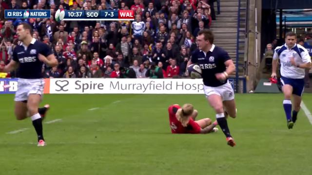 VIDEO. 6 Nations - Ecosse : Stuart Hogg laisse sur place la défense du Pays de Galles