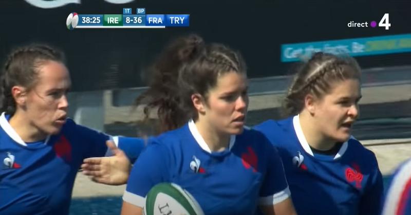 6 Nations Féminin. Les Bleues marchent sur l'Irlande avec pas moins de 56 points inscrits [VIDÉO]