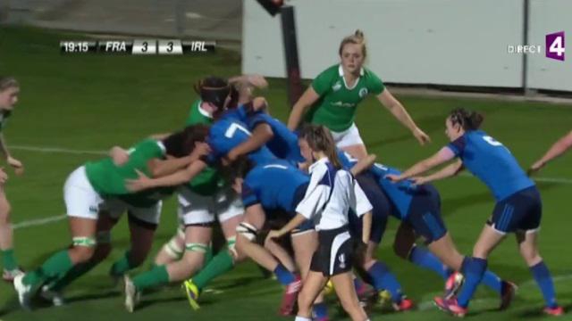 VIDEO. Tournoi des 6 Nations : France Féminines enchaîne en battant l'Irlande (18-6)