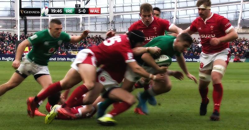 6 Nations - Jordan Larmour bat un tiers de l'équipe galloise pour l'essai [VIDÉO]