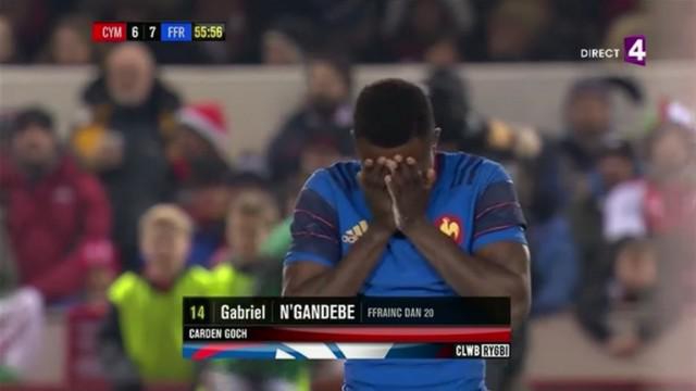 VIDEO. 6 Nations U20. Gabriel N'Gandebe exclu et cité après ses deux gestes dangereux 