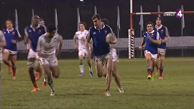 VIDEO. 6 nations U20. Les Bleuets corrigent l'Italie en passant six essais