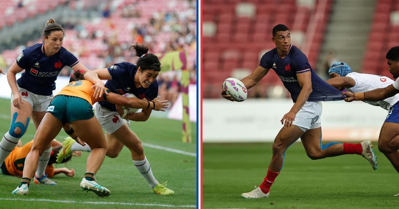 RUGBY. VIDÉO. Terrible désillusion pour les garçons, mais les filles médaillées au Singapour SVNS