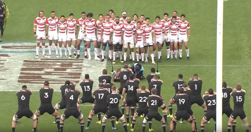 VIDÉO. A la manière des Bleus, le Japon a défié le haka des All Blacks