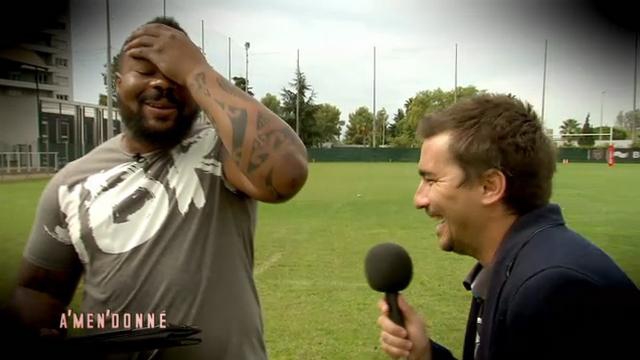 VIDEO. INSOLITE. A'men'donné Mathieu Bastareaud doit arrêter de jouer au pied