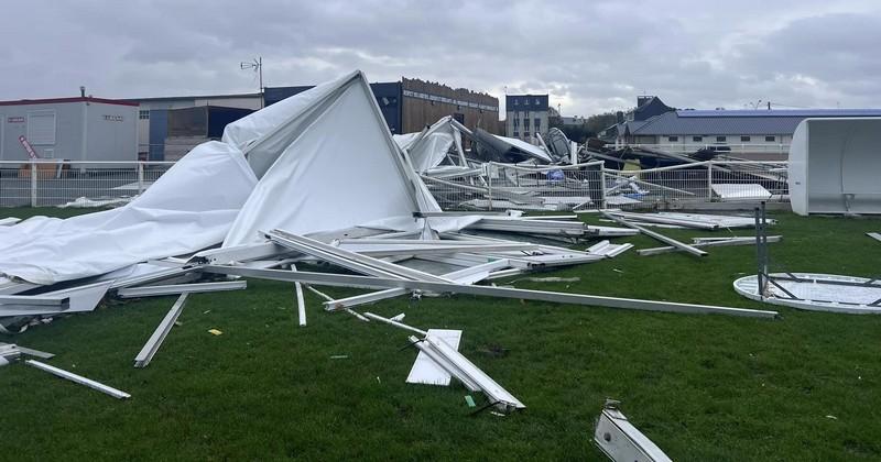 AMATEUR. A Saint-Malo, la tempête Ciaran n'a laissé aucune chance au club house du XV Corsaire