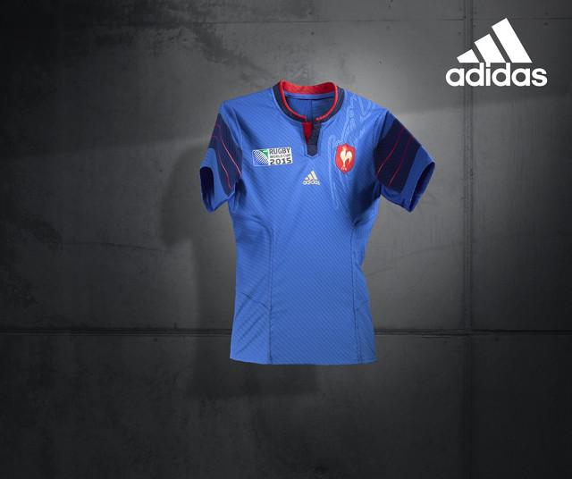 PHOTOS. Adidas dévoile le maillot du XV de France pour la Coupe du Monde de rugby 2015