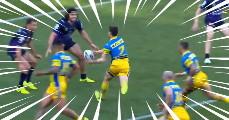 VIDEO. NRL - La passe en aveugle parfaite de Mitchell Moses