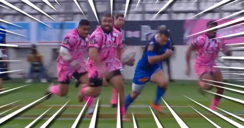 Top 14 - La magnifique percée du pilier d'Alo-Emile pour l'essai du Stade Français [VIDEO]