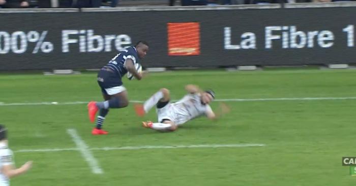 VIDÉO. Agen - Brive : La percussion de l'espace de Filipo Nakosi sur Thomas Laranjeira