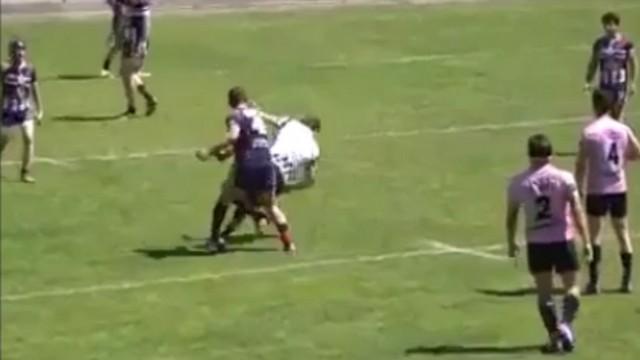 VIDEO. Agression scandaleuse d’un arbitre de Rugby à XIII en demi-finale