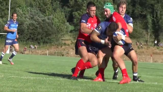 VIDEO. Match amical. Castres fait parler sa puissance face à Aurillac (31-16)