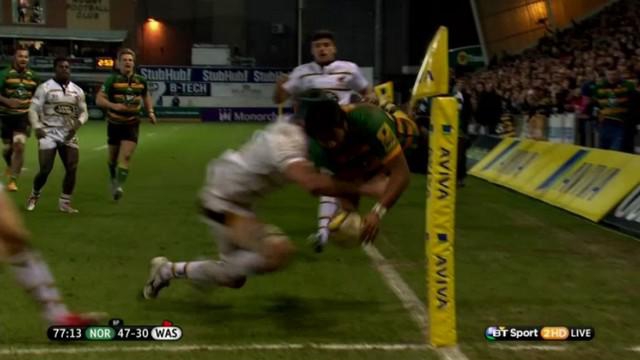 VIDEO. Premiership. Ahsee Tuala s'offre un essai acrobatique digne de la NRL avec les Saints