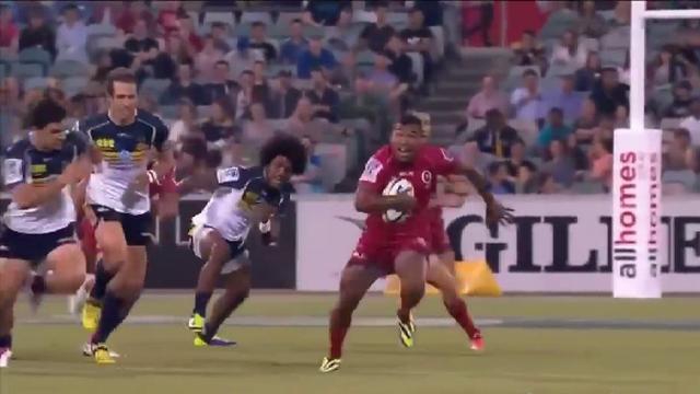 VIDEO. Super 15. Aidan Toua, la nouvelle pépite du rugby australien ? Son essai impressionnant face aux Brumbies