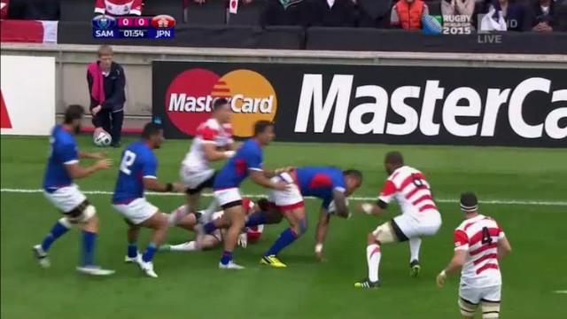 PHOTOS. Coupe du monde terminée pour Alesana Tuilagi, suspendu 5 semaines pour un coup de genou