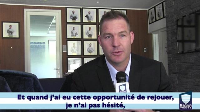 VIDEO. Top 14 : Ali Williams explique pourquoi il relance sa carrière au Racing 92