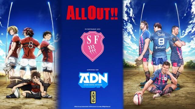 INSOLITE : le Stade Français Paris s'associe à l'animé japonais All Out à l'aube de la Coupe du monde 2019