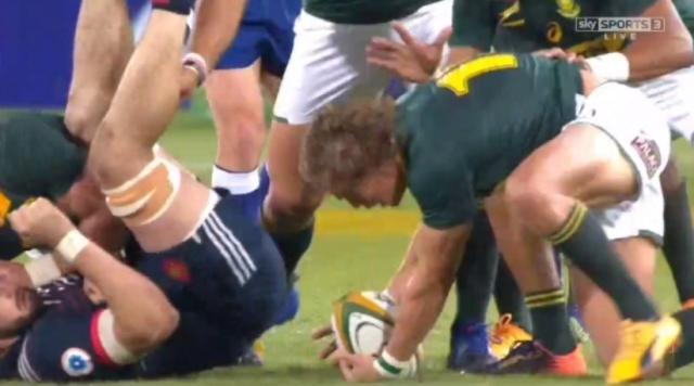 VIDEO. L'essai de Jesse Kriel face au XV de France était-il valable ?