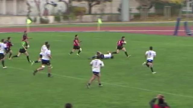 VIDEO. Espoirs - RCT : Anthony Belleau dépose toute la défense d'Agen pour un essai en solitaire