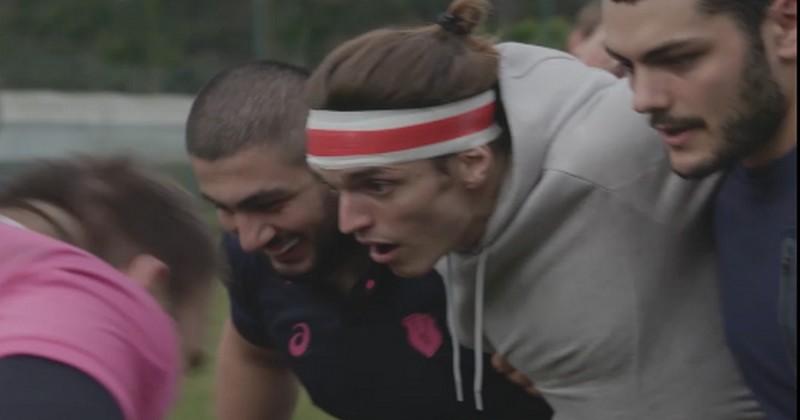 VIDEO. Antoine Fombonne, expert fitness, découvre l'art de la mêlée avec le Stade Français Paris