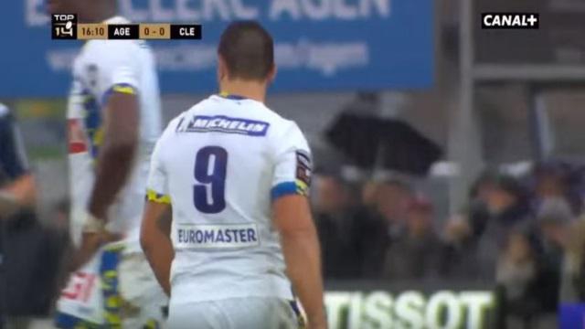 VIDEO. Top 14 - ASM Clermont : La passe casse-croûte de Ludovic Radosavljevic face à Agen