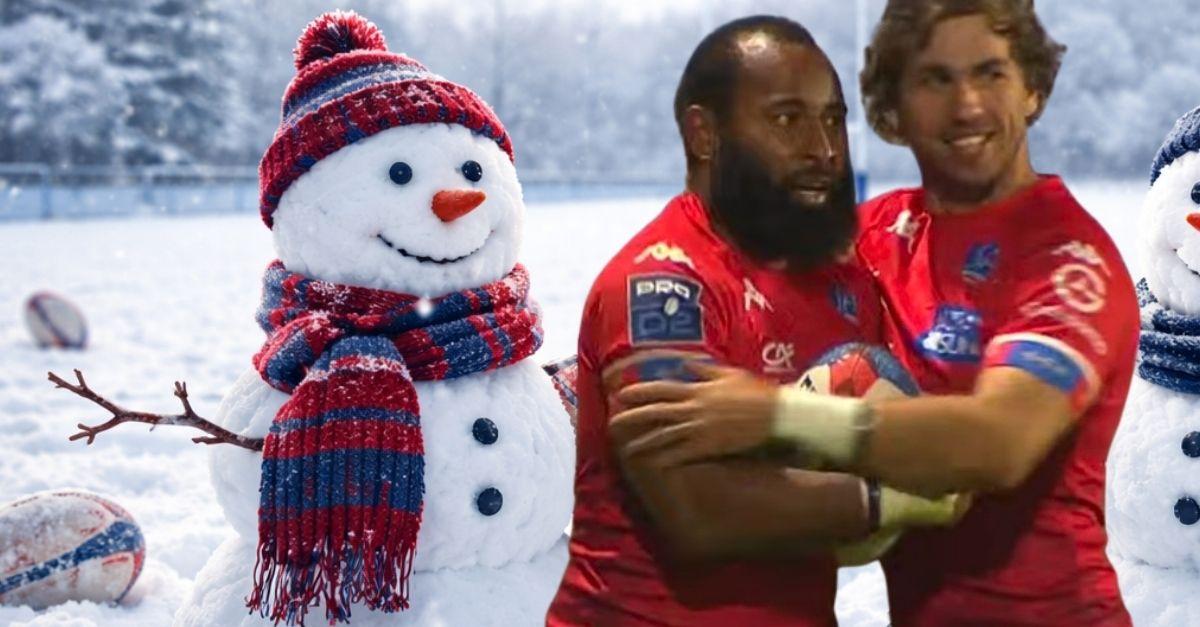 Jusqu'à -13,6 °C : ''On n’a pas pu s’entraîner sur un vrai terrain'', la drôle de semaine du Stade Aurillacois