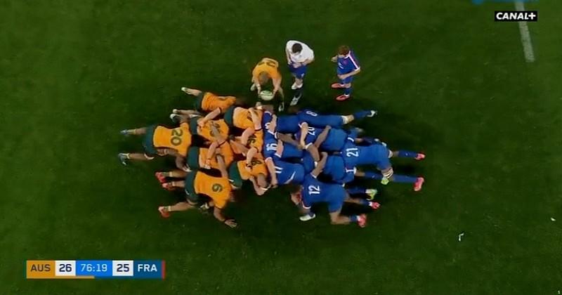 VIDEO. XV de France. Avec Danty en 3e ligne, la mêlée bleue emporte les Wallabies pour la victoire