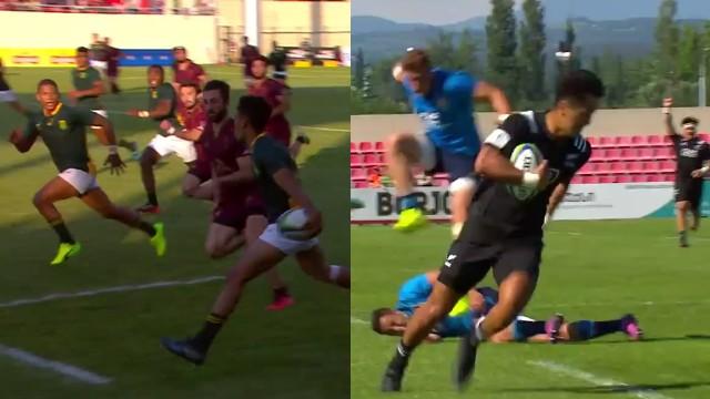 VIDÉO. Championnat du monde U20. Baby Boks et Baby Blacks au rendez-vous de la 2e journée avec des essais spectaculaires