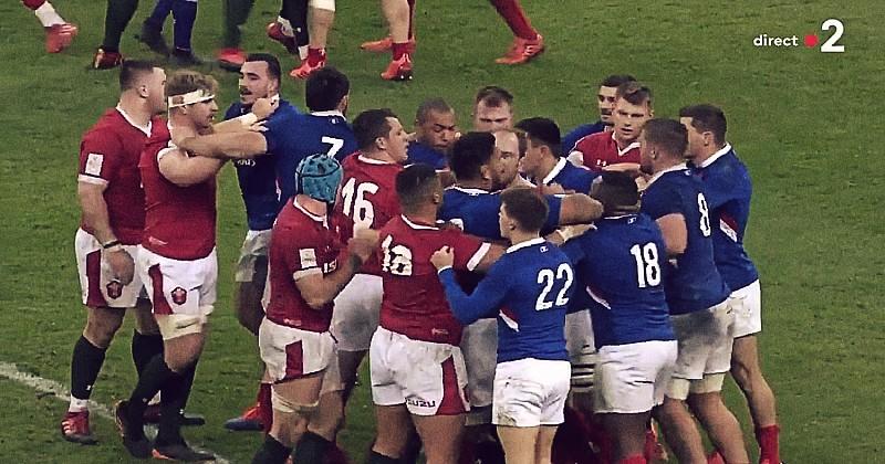 VIDEO. Dan Biggar déclenche une bagarre mais les Bleus lui répondent !