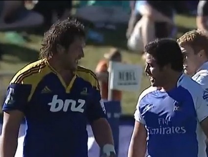 Bagarre dans le Super 14 Highlanders vs Force