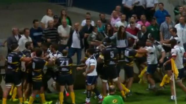 VIDEO. Pro D2 - Deux bagarres, une discussion de l'espace entre l'arbitre et son assistant : bienvenue à Agen - Mont-de-Marsan