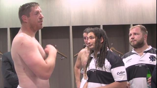 VIDÉO. Bakkies Botha donne son dernier discours après la victoire des Barbarians contre les Samoa