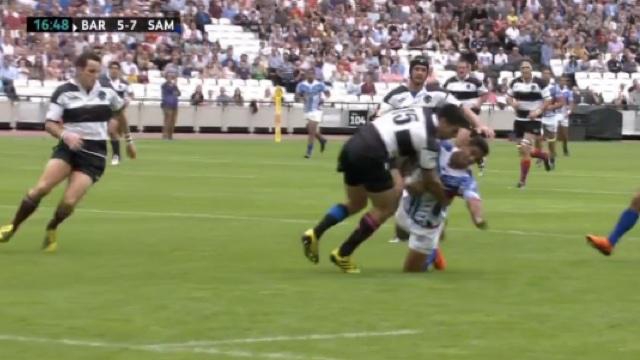 VIDÉO. Barbarians - Samoa : Paul Williams sauve un essai avec un superbe caramel