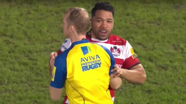 Vidéo. Premiership. Gloucester - Saracens : Wayne Barnes joue les secouristes pour un joueur sonné