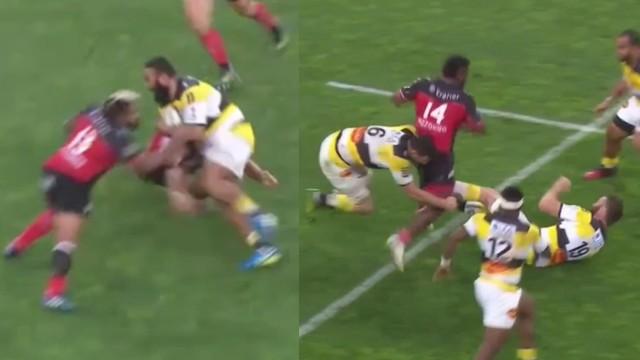 VIDÉO. Top 14 - Demi-finale. Bastareaud éteint Atonio, Tuisova et Botia distribuent les percussions 