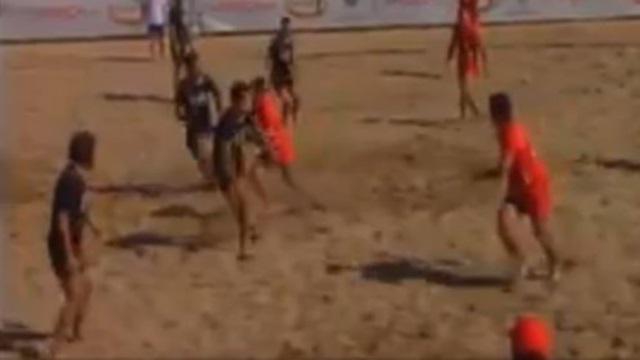 VIDEO. Beach Rugby. Cassage de rein et titre de champion d'Europe pour Oval Beach Marseille