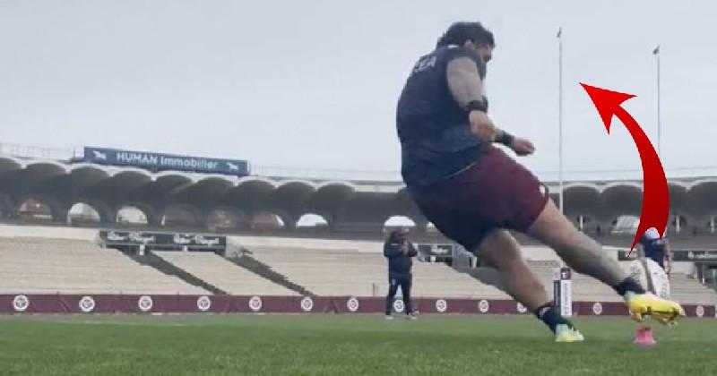 RUGBY. VIDEO. Pénalité à 45 mètres en coin ? Pas de soucis, Big Ben s'en charge !