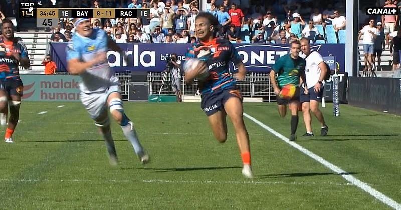 VIDEO. Attention fusée ! L'essai supersonique de 80m d'Enzo Benmegal pour le Racing 92