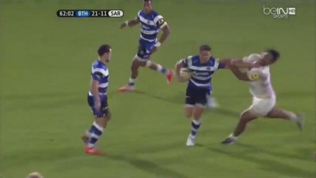 VIDEO. Premiership - Billy Vunipola se prend un gros raffut de Gavin Henson