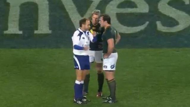 Afrique du Sud : Bismarck du Plessis blanchi après son carton rouge controversé