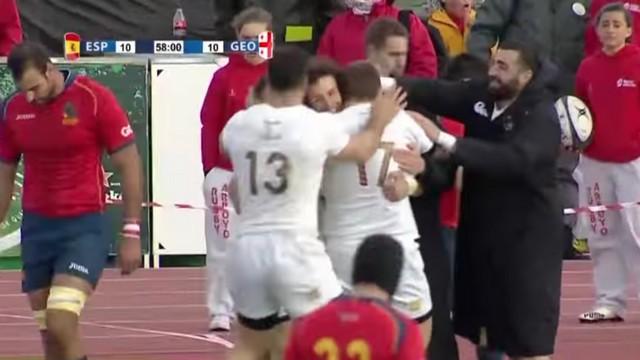 Rugby Europe Championship - Bousculée, la Géorgie s’est imposée par la puissance et l’expérience en terre espagnole