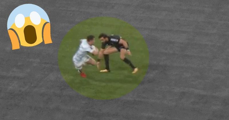 VIDEO. Top 14 - Brice Dulin laisse Yoann Huget pour mort sur les appuis