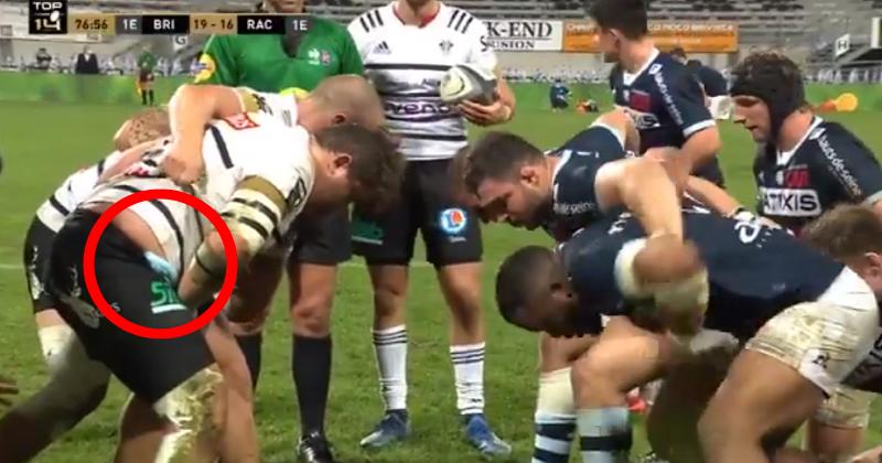 Brive - Japaridze ne se sépare jamais de son masque, même en mêlée [VIDEO]